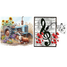 Load image into Gallery viewer, 2pcs Round Diamond Painting Set - Abstract (35*35CM)