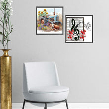 Load image into Gallery viewer, 2pcs Round Diamond Painting Set - Abstract (35*35CM)