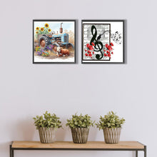 Load image into Gallery viewer, 2pcs Round Diamond Painting Set - Abstract (35*35CM)