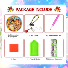 Load image into Gallery viewer, Double Sided Oktoberfest Rhinestone Painting Keychain Pendant for Party Supplies