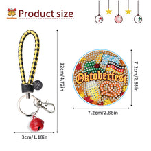 Load image into Gallery viewer, Double Sided Oktoberfest Rhinestone Painting Keychain Pendant for Party Supplies