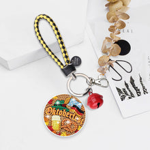 Load image into Gallery viewer, Double Sided Oktoberfest Rhinestone Painting Keychain Pendant for Party Supplies