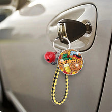 Load image into Gallery viewer, Double Sided Oktoberfest Rhinestone Painting Keychain Pendant for Party Supplies