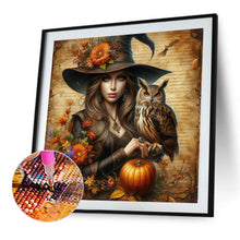 Load image into Gallery viewer, AB Diamond Painting - Full Round - Halloween witch (40*40CM)