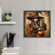 Load image into Gallery viewer, AB Diamond Painting - Full Round - Halloween witch (40*40CM)