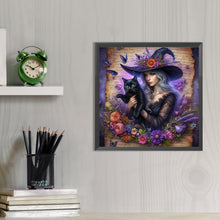 Load image into Gallery viewer, AB Diamond Painting - Full Round - Halloween witch (40*40CM)