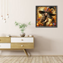 Load image into Gallery viewer, AB Diamond Painting - Full Round - Halloween witch (40*40CM)