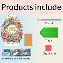 Load image into Gallery viewer, DIY Diamond Painting Wooden Necklace Display Stand Holder (Butterfly Flowers)