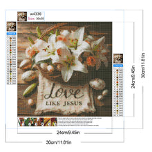 Load image into Gallery viewer, Diamond Painting - Full Round - Lily Jesus (30*30CM)