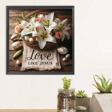 Load image into Gallery viewer, Diamond Painting - Full Round - Lily Jesus (30*30CM)