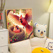 Load image into Gallery viewer, Diamond Painting - Full Round - Red cardinal (40*40CM)