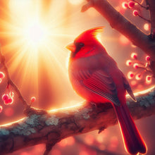 Load image into Gallery viewer, Diamond Painting - Full Round - Red cardinal (40*40CM)