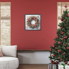 Load image into Gallery viewer, Diamond Painting - Full Round - Christmas wreath (40*40CM)