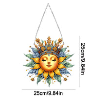 Load image into Gallery viewer, Acrylic Diamond Painting Hanging Pendant Diamond Art Home Decor (Sun Girl)