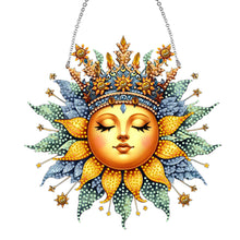 Load image into Gallery viewer, Acrylic Diamond Painting Hanging Pendant Diamond Art Home Decor (Sun Girl)