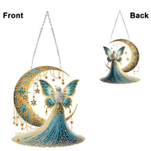 Load image into Gallery viewer, Acrylic Moonlight Goddess Diamond Art Hanging Pendant for Garden Window Decor(A)