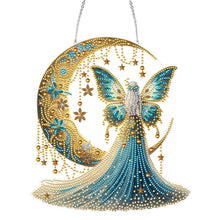 Load image into Gallery viewer, Acrylic Moonlight Goddess Diamond Art Hanging Pendant for Garden Window Decor(A)