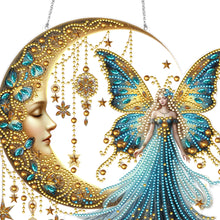Load image into Gallery viewer, Acrylic Moonlight Goddess Diamond Art Hanging Pendant for Garden Window Decor(B)