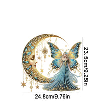 Load image into Gallery viewer, Acrylic Moonlight Goddess Diamond Art Hanging Pendant for Garden Window Decor(B)