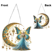 Load image into Gallery viewer, Acrylic Moonlight Goddess Diamond Art Hanging Pendant for Garden Window Decor(B)