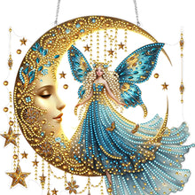 Load image into Gallery viewer, Acrylic Moonlight Goddess Diamond Art Hanging Pendant for Garden Window Decor(C)