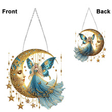 Load image into Gallery viewer, Acrylic Moonlight Goddess Diamond Art Hanging Pendant for Garden Window Decor(C)