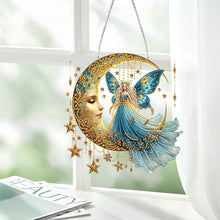 Load image into Gallery viewer, Acrylic Moonlight Goddess Diamond Art Hanging Pendant for Garden Window Decor(C)
