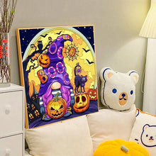 Load image into Gallery viewer, Diamond Painting - Full Round - Halloween moon gnome (40*40CM)
