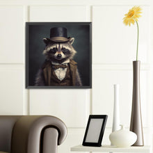 Load image into Gallery viewer, Diamond Painting - Full Round - Raccoon (40*40CM)
