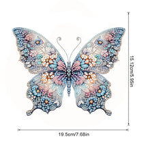 Load image into Gallery viewer, Acrylic Special Shaped Flower Butterfly Diamond Painting Hanging Home Decoration