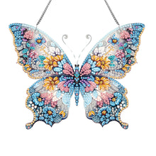 Load image into Gallery viewer, Acrylic Special Shaped Flower Butterfly Diamond Painting Hanging Home Decoration