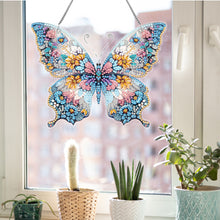 Load image into Gallery viewer, Acrylic Special Shaped Flower Butterfly Diamond Painting Hanging Home Decoration