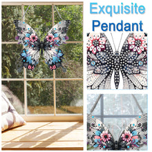 Load image into Gallery viewer, Acrylic Special Shaped Black Gray Butterfly Diamond Painting Hanging Decorations