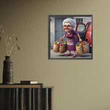 Load image into Gallery viewer, Diamond Painting - Full Round - Hardworking old lady (40*40CM)