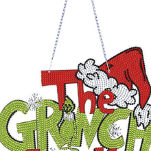 Load image into Gallery viewer, Acrylic Christmas Diamond Art Painting Hanging Ornament Kit for Home Wall Decor