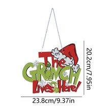 Load image into Gallery viewer, Acrylic Christmas Diamond Art Painting Hanging Ornament Kit for Home Wall Decor