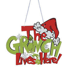 Load image into Gallery viewer, Acrylic Christmas Diamond Art Painting Hanging Ornament Kit for Home Wall Decor