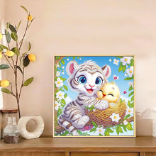 Load image into Gallery viewer, Diamond Painting - Partial Special Shaped - Tiger (30*30CM)