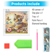 Load image into Gallery viewer, Diamond Painting - Partial Special Shaped - Tiger (30*30CM)