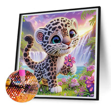 Load image into Gallery viewer, Diamond Painting - Partial Special Shaped - Leopard (30*30CM)