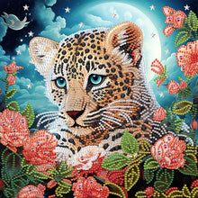 Load image into Gallery viewer, Diamond Painting - Partial Special Shaped - Leopard (30*30CM)