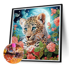 Load image into Gallery viewer, Diamond Painting - Partial Special Shaped - Leopard (30*30CM)