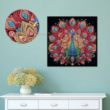 Load image into Gallery viewer, Diamond Painting - Partial Special Shaped - Peacock (40*40CM)