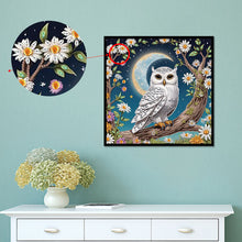 Load image into Gallery viewer, Diamond Painting - Partial Special Shaped - Owl (40*40CM)
