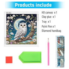 Load image into Gallery viewer, Diamond Painting - Partial Special Shaped - Owl (40*40CM)