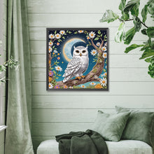 Load image into Gallery viewer, Diamond Painting - Partial Special Shaped - Owl (40*40CM)