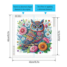 Load image into Gallery viewer, Diamond Painting - Partial Special Shaped - Owl (40*40CM)