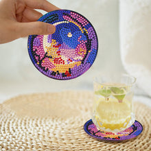 Load image into Gallery viewer, 8Pcs Wooden Night Sky Diamond Painting Coasters for Art Craft for Home Office
