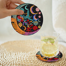 Load image into Gallery viewer, 8Pcs Wooden Sun Moon Star Diamond Painting Coasters for Art Craft for Home Decor