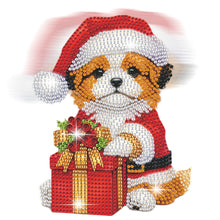 Load image into Gallery viewer, Xmas Acrylic Shaking Head French Bulldog 5D DIY Diamond Art Tabletop Decorations